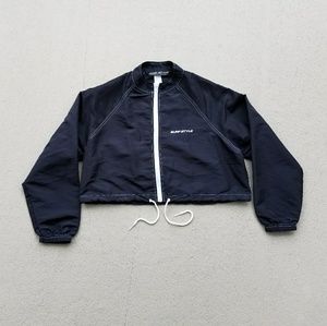 90s vintage Surf Style crop windbreaker jacket!